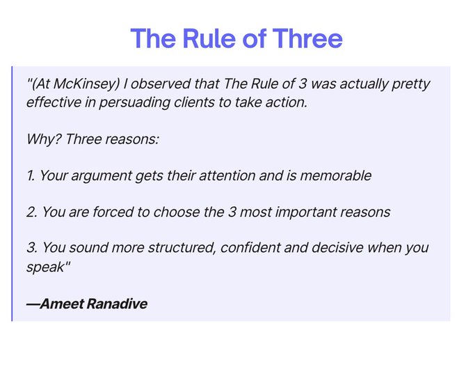 Rule of Three